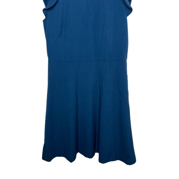 LOFT Blue Sleeveless Dress - Picture 3 of 14